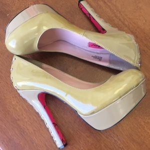 Betsy Johnson Patent Leather Heels